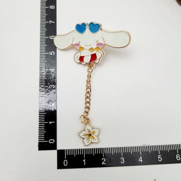 2/$20 Brand New Cinnamoroll Blue Hearts Pin Brooch - Picture 6 of 6
